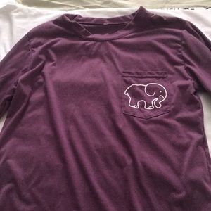 Ivory Ella purple and white Long sleeve top